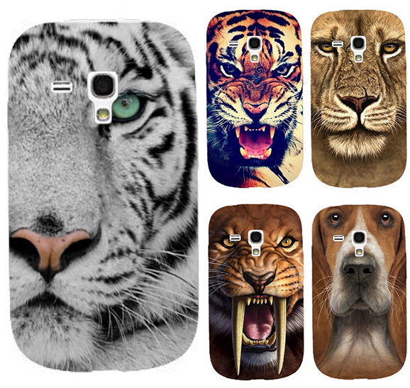 Animal Pattern Lion Tiger Dog Owl custom printed mobile phone case hard Back cover Skin Shell