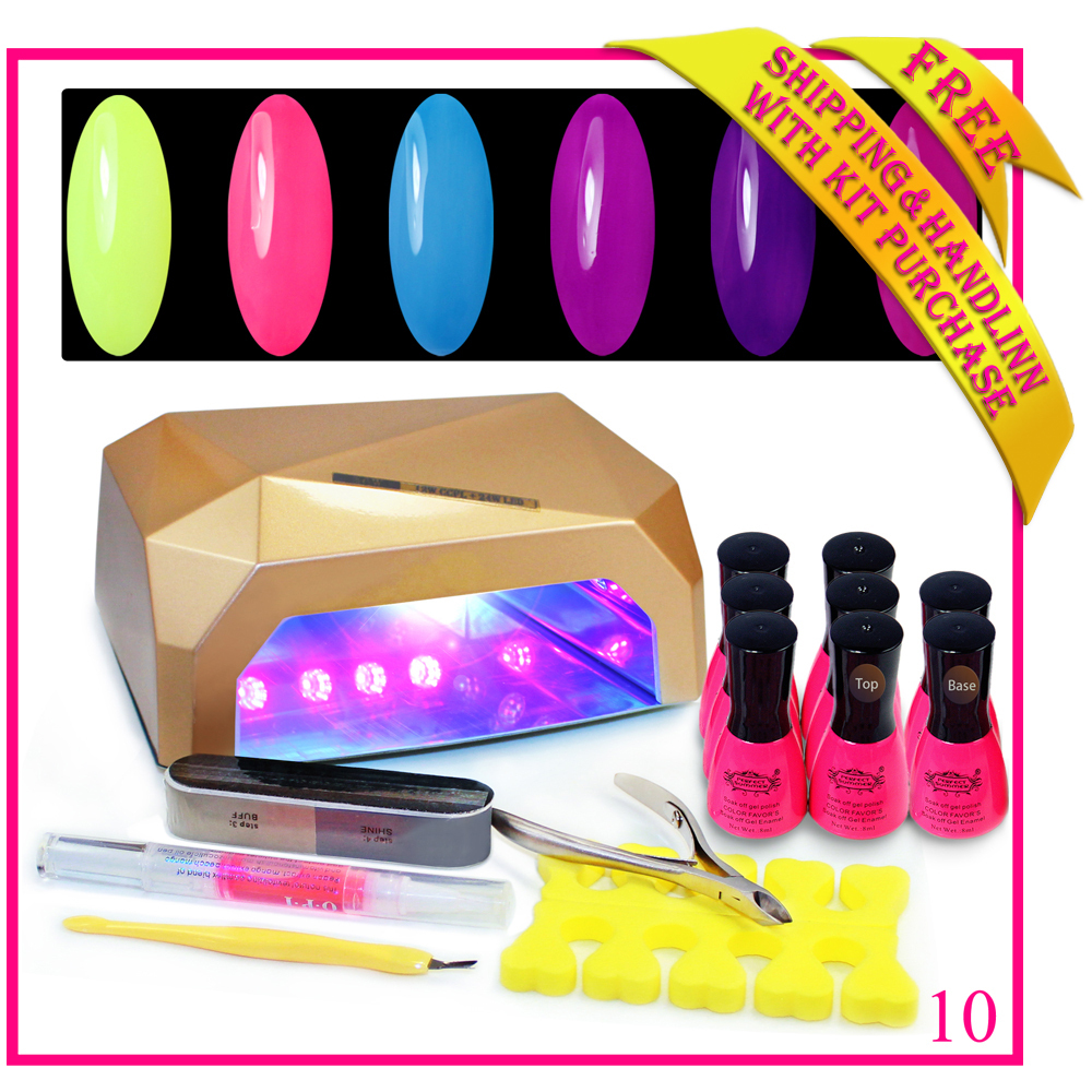 Купить Салон про гель starter kit 36w главе УФ лампа для ногтей гель