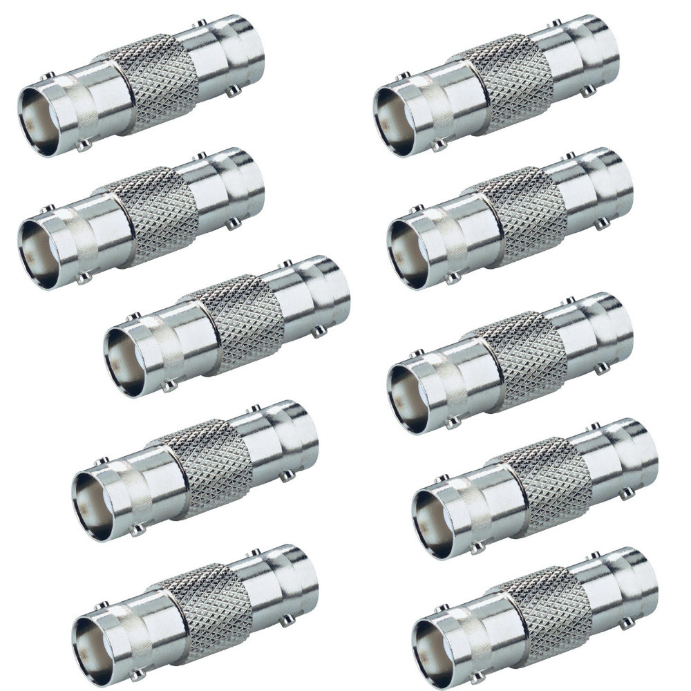 10PCS-BNC-Female-To-BNC-Female-Connector-couplers-Adapter-For-CCTV 10PCS-BNC-Female-To-BNC-Female-Connector-couplers-Adapter-For-CCTV