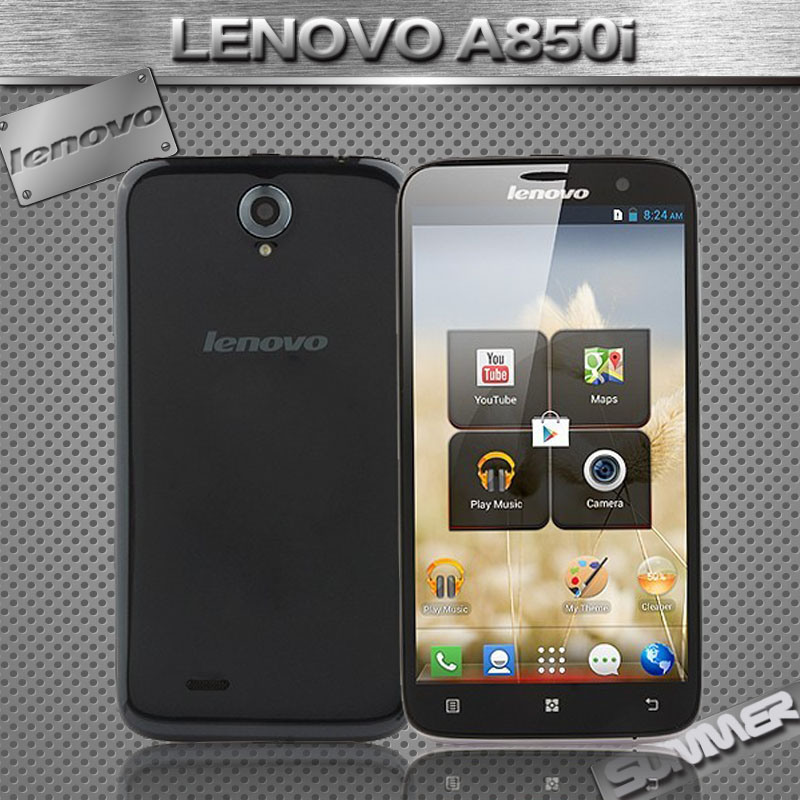 Original Lenovo A850 A850i A850 Cell Phones Octa 5 5 inch QHD MTK6582 Quad Core 1GB