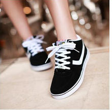 Free shipping 2014 new college wind color comfortable flat with sports and travel sneakers 