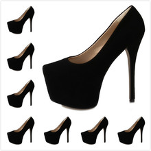2014 Women’s Sexy Square Toe 16 cm Heel Heels,Luxury Brand Slip On Pumps,Ladies Design Fashion Platform Wedding Party Nude Shoes