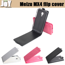 Free shipping Baiwei New 2014 mobile phone bag PU Meizu MX4 Flip cover mobile phone case accessories three colors