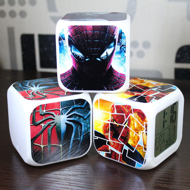 Купить Amazing spider-man человек паук будильник кусок аниме будильник ...
