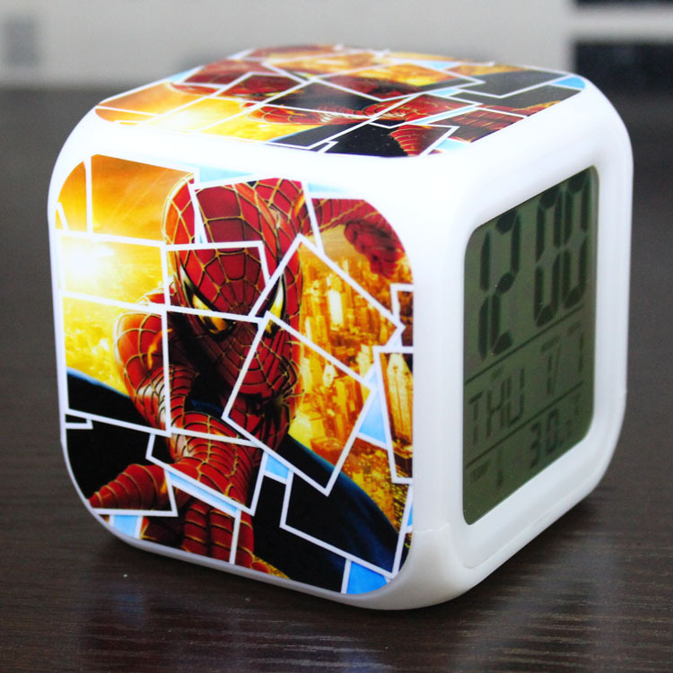Купить Amazing spider-man человек паук будильник кусок аниме будильник ...