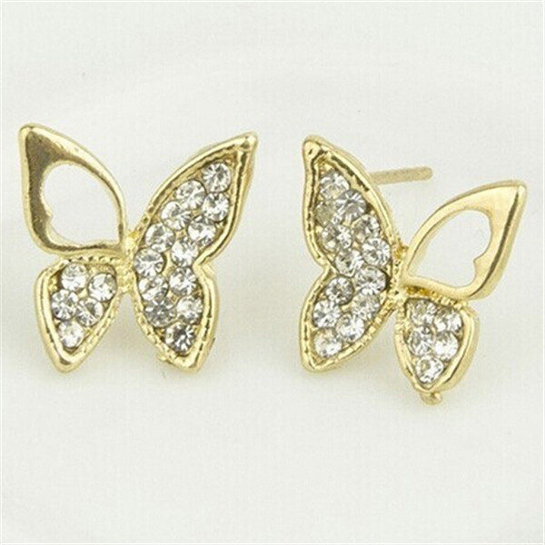 Pierced-Earrings-Wholesale-Korean-Fashion-Earrings-Butterfly-Earrings ...