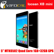 Original iocean X8 mini Smart Mobile Phone MTK6582 Quad Core 5.0” IPS Screen Android 4.4 OS 1GB 32GB WCDMA 3G GPS 8MP Dual Sim