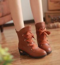 Series of new fund of 2014 autumn winters with short boots shoes platform knight boots free shipping