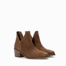 2014 New Arrival Genuine Leather Big Size 34 40 Brown Pointed Toe Fashion Casual Womens Girls