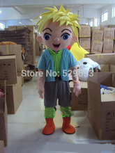 Wholesale Hadsome Boy Mascot Costume Fancy Party Dress Carnival Outfit Free Shipping