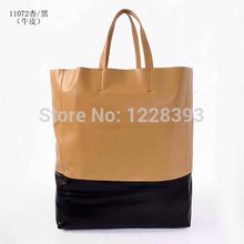 Free Shipping 2014 new Fashion Women’s Genuine Leather Handbag Caline shoulder bags leather shopping bag