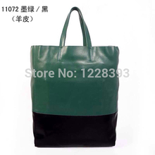 Free Shipping 2014 new Fashion Women s Genuine Leather Handbag Caline shoulder bags leather shopping bag
