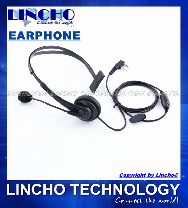 10 pcs sales professional noise cancelling walkie talkie microphone earphone headset two way radio headphone universal