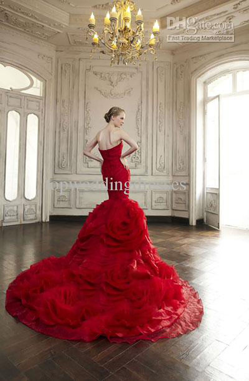 Red Wedding Dresses Long Trains Mother Of The Bride Red Wedding Dresses Long Trains 28