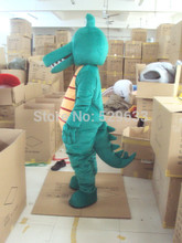 Hot Sale Crocodile Alligator Mascot Costume Adult Size Fancy Dress Suit Free Shipping