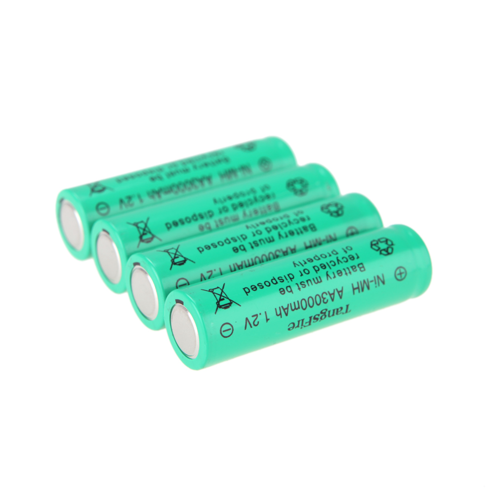 Купить 3000mah tangsfire 4шт 1.2V aa аккумулятор ni-mh аккумулятор для ...