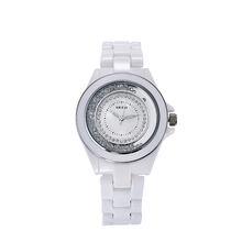 Relojes Sale 2014 Freeshipping Kezzi Analog Casual Watches Fashion Colourful Ceramic Quartz Diamond Jewelry Lovers Wristwatches