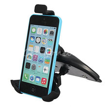 New Universal 360 Degree Roating Car CD Dash Slot Mount Holder Dock For iPod for iPhone 6/5s Android Phone GPS MP3 MP4