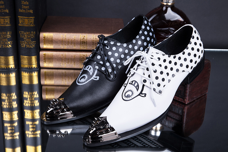 Hot Red Genuine Leather Embroidery Wedding Shoes For Men Brand Big