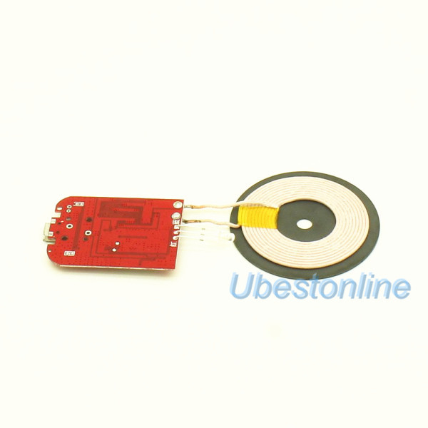 DIY Qi Wireless Charger Circuit Board PCBA With Qi Standard Coil Wireless Charging Accessories Micro USB
