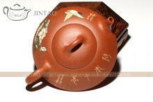 Albizzia Teapot Chinese Kungfu tea sets Yixing purple clay ZISHA Teapot handmade drinkware 340ml