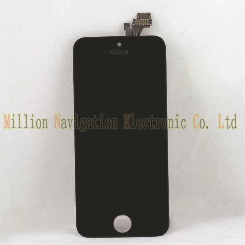 10pse lot Free Shipping 5S A quality Mobile Phone Parts For iphone 5 5s LCD black