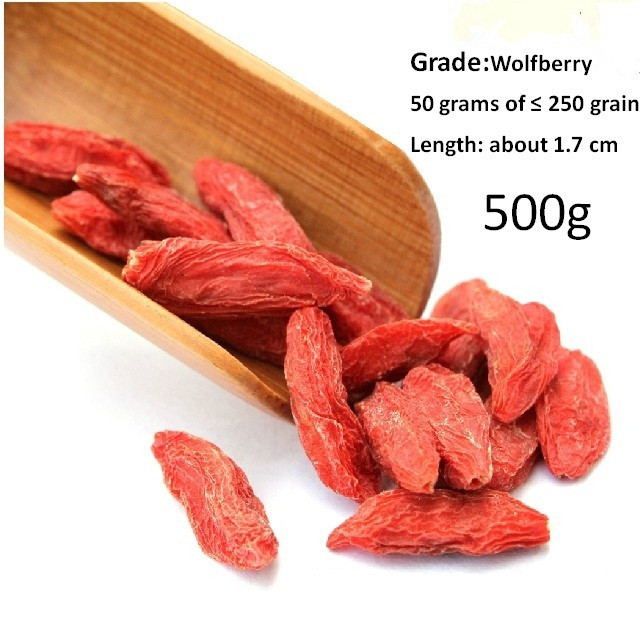 hot sale 2014 free shipping new organic goji berries 2 bags 500g wolfberry loose bag lose