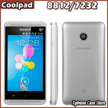 Original Coolpad 8812+Coolpad 7232 Mobile Phone MTK6572 Dual Core 1.3GHZ Android 4.2 Phones Dual SIM GSM & WCDMA Network