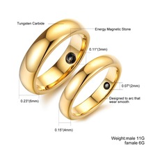 Free Shipping 2015 New Hot Fashion Jewelry Wedding Bands Round Party Limited Wholesale Magnet Tungsten Steel