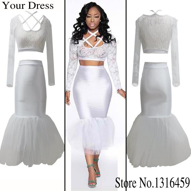 long white party dress