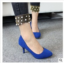 New England tide shoes foreign trade shoes with pointed heels shallow mouth thin child