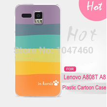 New Arrival Lenovo A8 Case Plastic PC Cell Phone Case For Lenovo A808T Fashion Color Cartoon