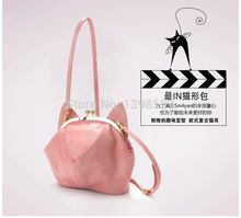 2015 women’s handbag the trend of casual all-match girl one shoulder cross-body small lovely bag cat bag T43A3