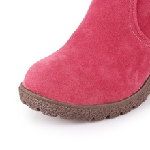 Plus size 34 43 New Winter Snow Boots Women wedges high heeled Buckle Motorcycle half Boots