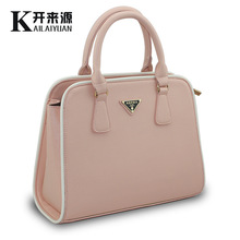 high quality lady luxurious pu handbag lady party bag with 2 shoulders good leather bag lady