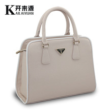 high quality lady luxurious pu handbag lady party bag with 2 shoulders good leather bag lady