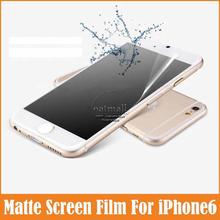 10pcs/lot Protection Film For iPhone6 4.7 inch Transparent Matte Anti Glare 3H for Apple iPhone 6 Screen Protector Accessories