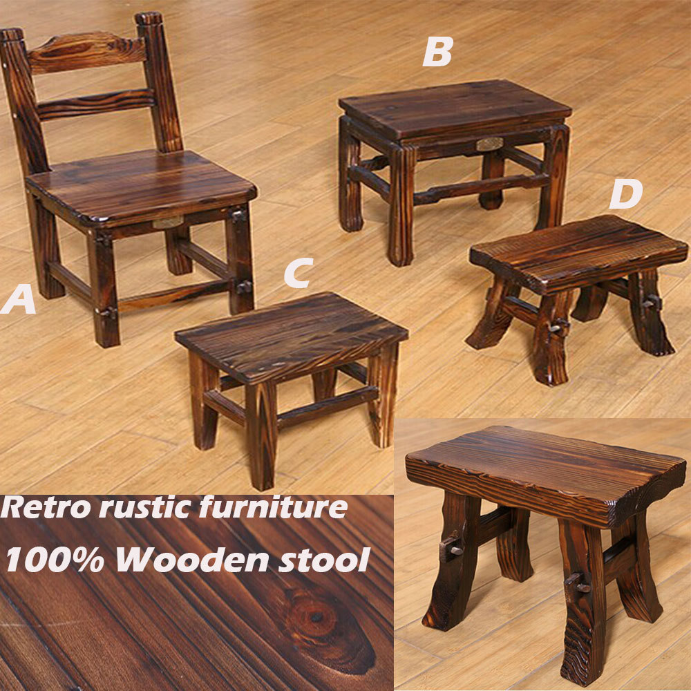 Wooden Garden Stool