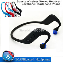 BOAS Sport Bluetooth Wireless Headphones Headset Bluetooth 4.0 fone de ouvido For Iphone 6 5 5s Samsung s4 s5 Smart Phone