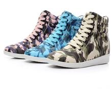Casual Women Shoes Heavy-bottomed Muffin Shoes Camouflage Fashion Laceshoes Women Sneakers Wedage Increased
