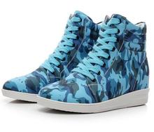 Casual Women Shoes Heavy bottomed Muffin Shoes Camouflage Fashion Laceshoes Women Sneakers Wedage Increased