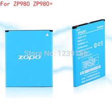 100% Original ZOPO High quality 2000mah Battery For ZOPO C2 ZP980 ZP980+ MTK6592 Octa core Cell Phones Free Shipping