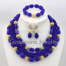 Fantastic Indian Bridal Jewelry Set Nigerian Wedding Beads Costume African Jewelry Set 2014 Full Set Free