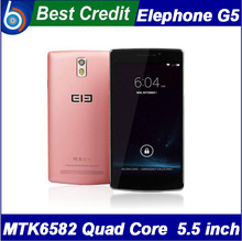 NEW phone arrival !! 5.5 Inch Elephone G5 MTK6582 1.3 GHz Dual Core1GB RAM 8G ROM Android 4.4 Phone GPS OTG Supported/ Eva