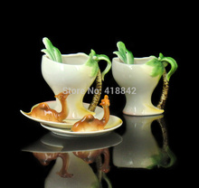  Lovely llama Porcelain Tea Coffee Set 2Cup 2Saucer 2Spoon