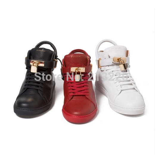 Men Women Lovers Unisex High top Sneakers EUR 35 44 BLACK RED WHITE Promotions