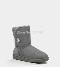 Women boots 2014 new winter boots Sheepskin warm and comfortable non slip snow boots flats fashion