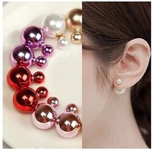 2014 new imitation pearl retro earrings wholesale pearl stud earrings jewelry women’s party 1292