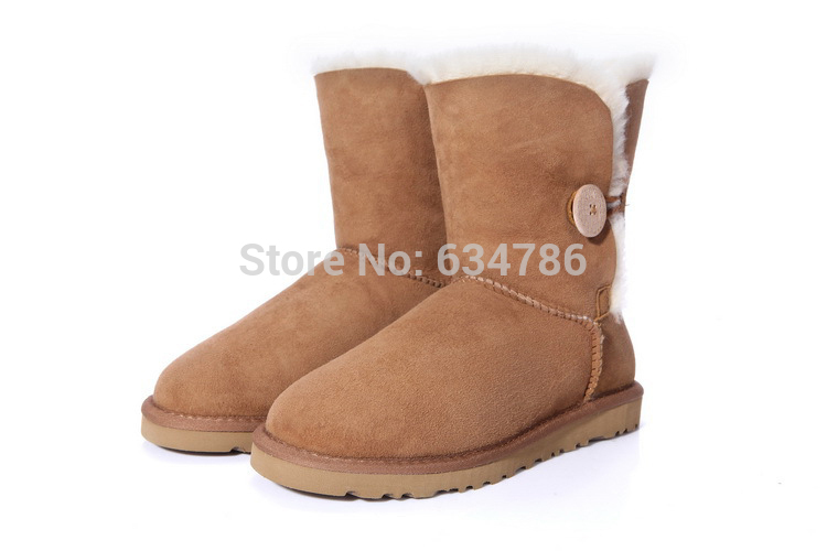 The real wool snow boots 2014 new fashion women s boots flats high end brand fashion