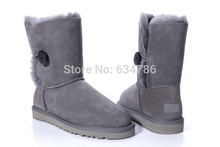 The real wool snow boots 2014 new fashion women s boots flats high end brand fashion